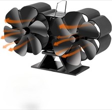 12-Blade Heat Powered Wood