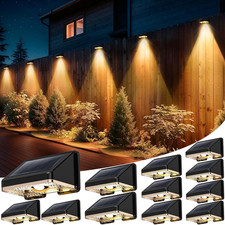 Solar Fence Lights 12 Pack –
