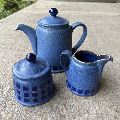 Denby pottery blue reflex - pottery,