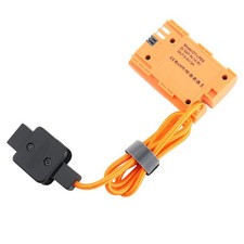 DT-LPE6 D-Tap To LP-E6NH Dummy Battery With Braided Wire DC Coupler