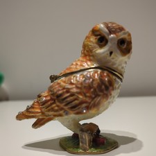 Barn Owl Enamel/Enamelled