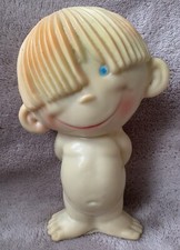 Vintage Rubber Squeaky Toy Boy
