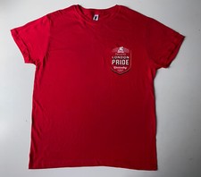 Fullers London Pride T Shirt Red Outstanding Amber Ale NEW - Large - fits medium