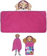 Paw Patrol Pink Skye Poncho  Kids Children's Hooded Lightweight Beach Towel