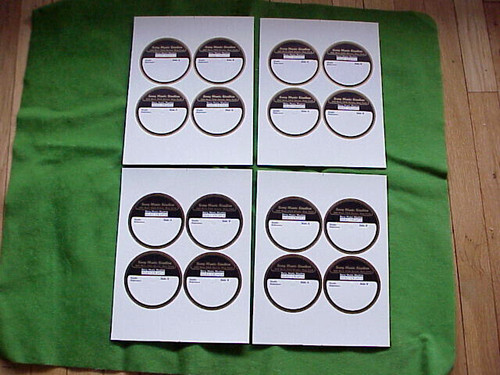 Sheet vinyl lp blank - 4, pc