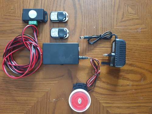 Motion sensor alarm 12v 240v - motion,