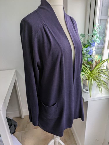Indigo blue cardigan - cardigan, size
