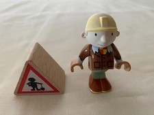 ELC/Bob the Builder - Bob and Wooden Road Sign and Plastic Bollards (Used)