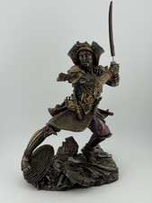 Veronese Samurai Warrior Figurine Resin Statue 21cm Oriental Decor