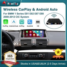Wireless Carplay Android Auto Module Set For BMW 1 Series E81 E82 E87 E88 CIC