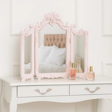 Small Pink Ornate Rose Triple