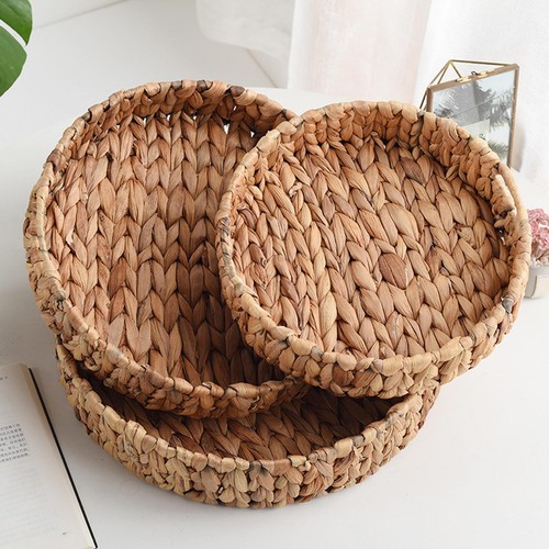 Woven seagrass tray - woven, wicker