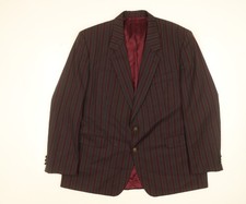 Men's Burgundy Pinstripe
