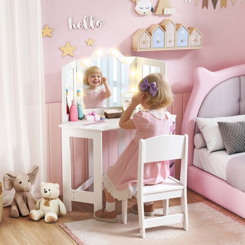 Kids dressing table and - and, stool
