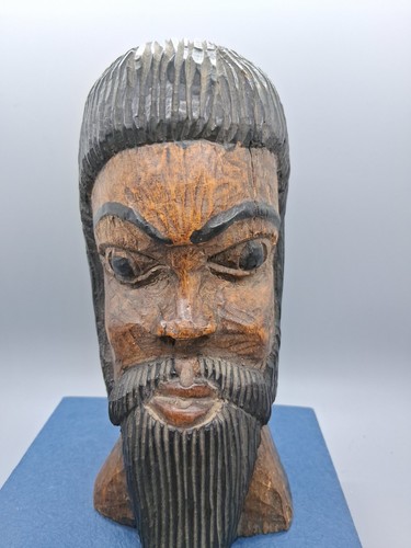 Carved wood beard jamaican - carved,