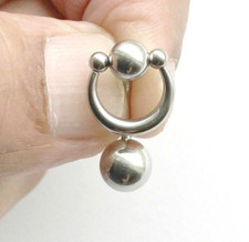 Surgical Steel 14g VCH CLICKER