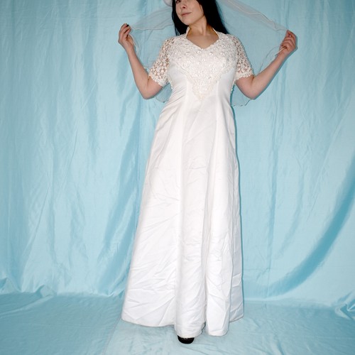 Satin embroidery wedding - satin,