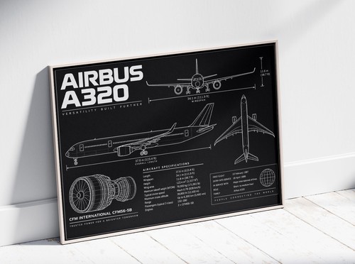 Airbus a320 blueprint drawings - airbus,