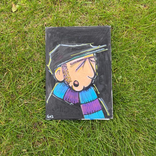 Custom football fan art claret - football,