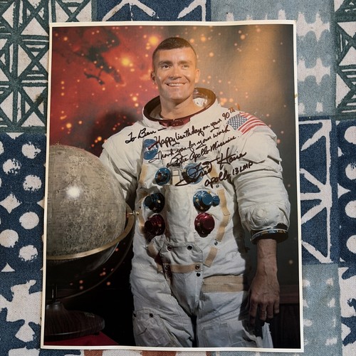 Fred haise autograph signed - haise,