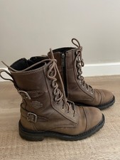 Harley Davidson Balsa Women's Ladies Biker Motorcycle Zip Up Ankle Boots Size 5