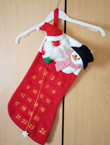 Reusable fabric santa - reusable,