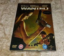 UK DVD. WANTED Angelina Jolie