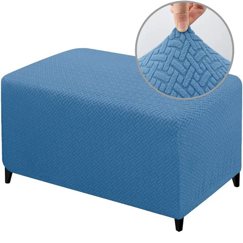 Spandex ottoman slipcover - ottoman,