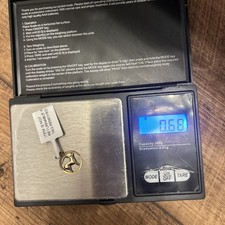 9CT Small CAPRICORN PENDANT.