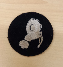 Rare Original WW2 German Armed Forces Gas Protection Specialist Trade Patch