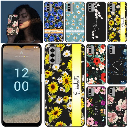 Printed floral phone case - floral,