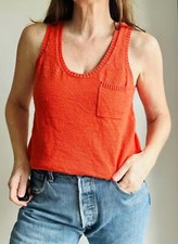 Loft Womens Orange Tank Top