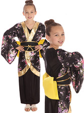 Japanese Geisha Girls Kimono