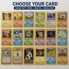 Pokemon Cards Base Set 1999