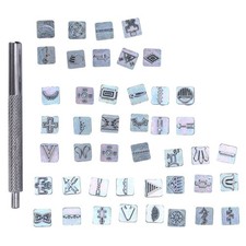43Pcs Stamps Set Zinc With 1Pc