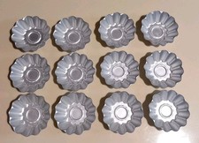 12 Small Vintage Aluminium