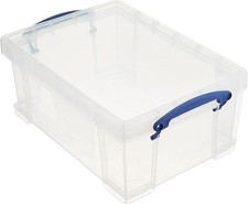 Really Useful 9 Litre Clear Plastic Storage Box