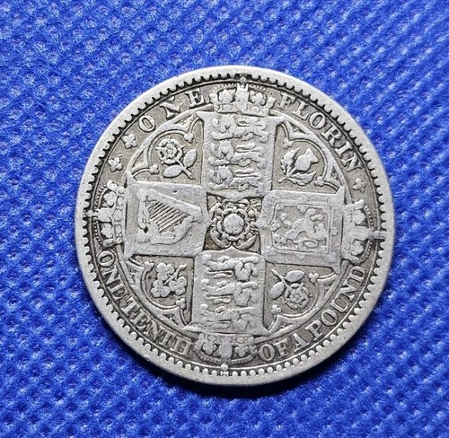 1849 florin victoria british - florin,