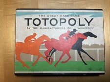 Vintage Totopoly Horse Racing Game 1940s
