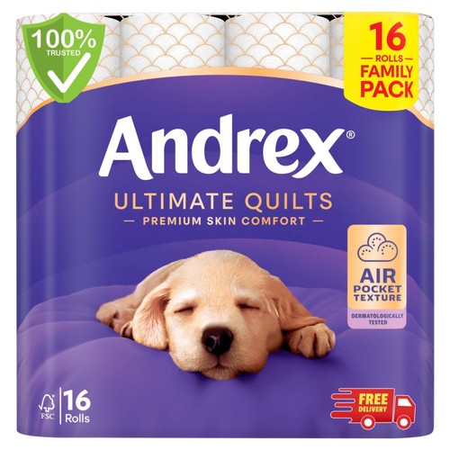 Andrex ultimate quilts toilet - quilts,