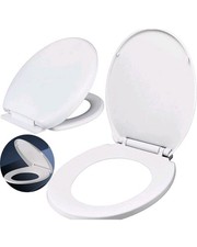 Universal Soft Close Toilet Seat WC Anti Slam Toilet Seat White Colour Free P&P