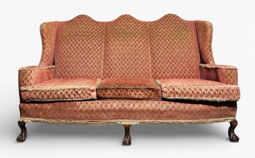 Antique walnut cammel - antique, back