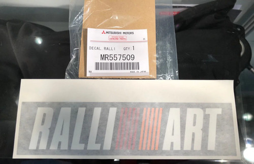 Ralliart decal for rear - decal,