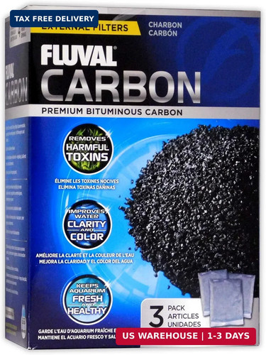Fluval carbon 100 gram nylon - fluval, carbon,100-gram