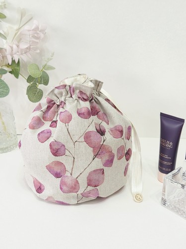 Handmade drawstring toiletry - drawstring,