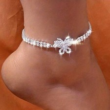 Ankle Bracelet Anklets For Women Chain Silver Foot Beach Jewellery Gift Anklet