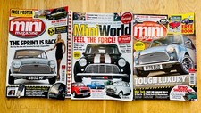 MINI WORLD + MINI MAGAZINE 2010/ 2011  EDITIONS  - JOB LOT 3 x BACK ISSUES