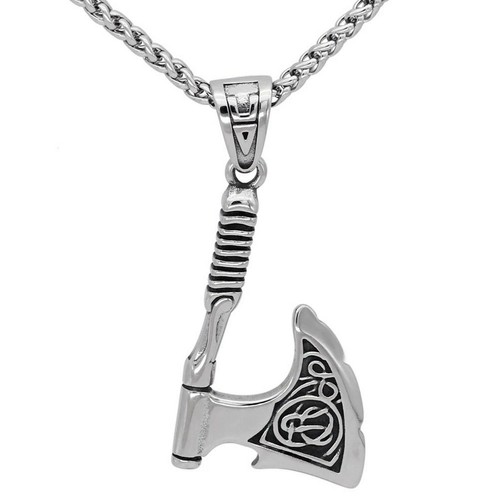 Celtic axe necklace - axe,