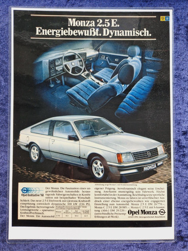Opel monza 5e original - opel,