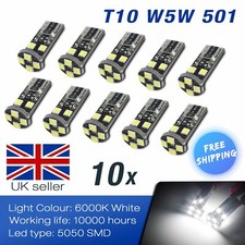 10x T10 W5W 501 168 194 Canbus